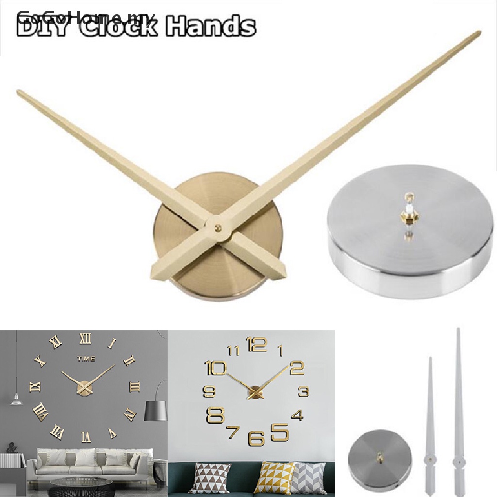 GOG Large Quartz Mechanism Clock Needles Hands DIY Large Wall Clock ...