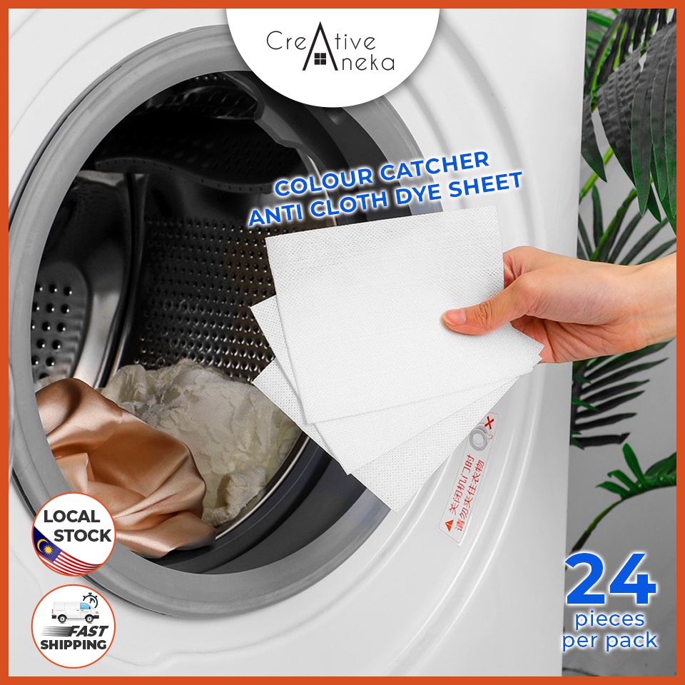 [🇲🇾READY STOCK] Color Catcher Anti Cloth Dye Sheet Protect Clothes for ...