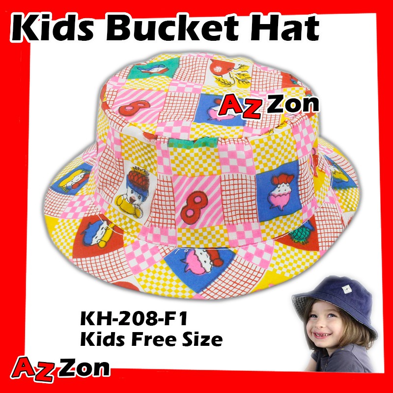 Kids Bucket Hat / Kids Cap / Sun Cap / Fishing Outdoor Travel / Outdoor Cap