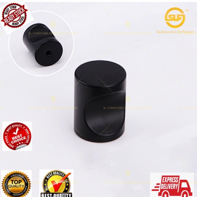 The Hairpin Leg Co. [HLC] Furniture Knobs - Modern Furniture Hardware - Cupboard Cabinet Handles Drawer Pulls [40mm/Brushed Brass