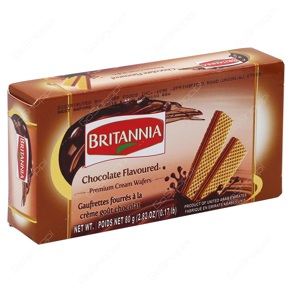 Britannia Chocolate Wafer 80 GM (Premium Cream Wafers) Shopee Malaysia