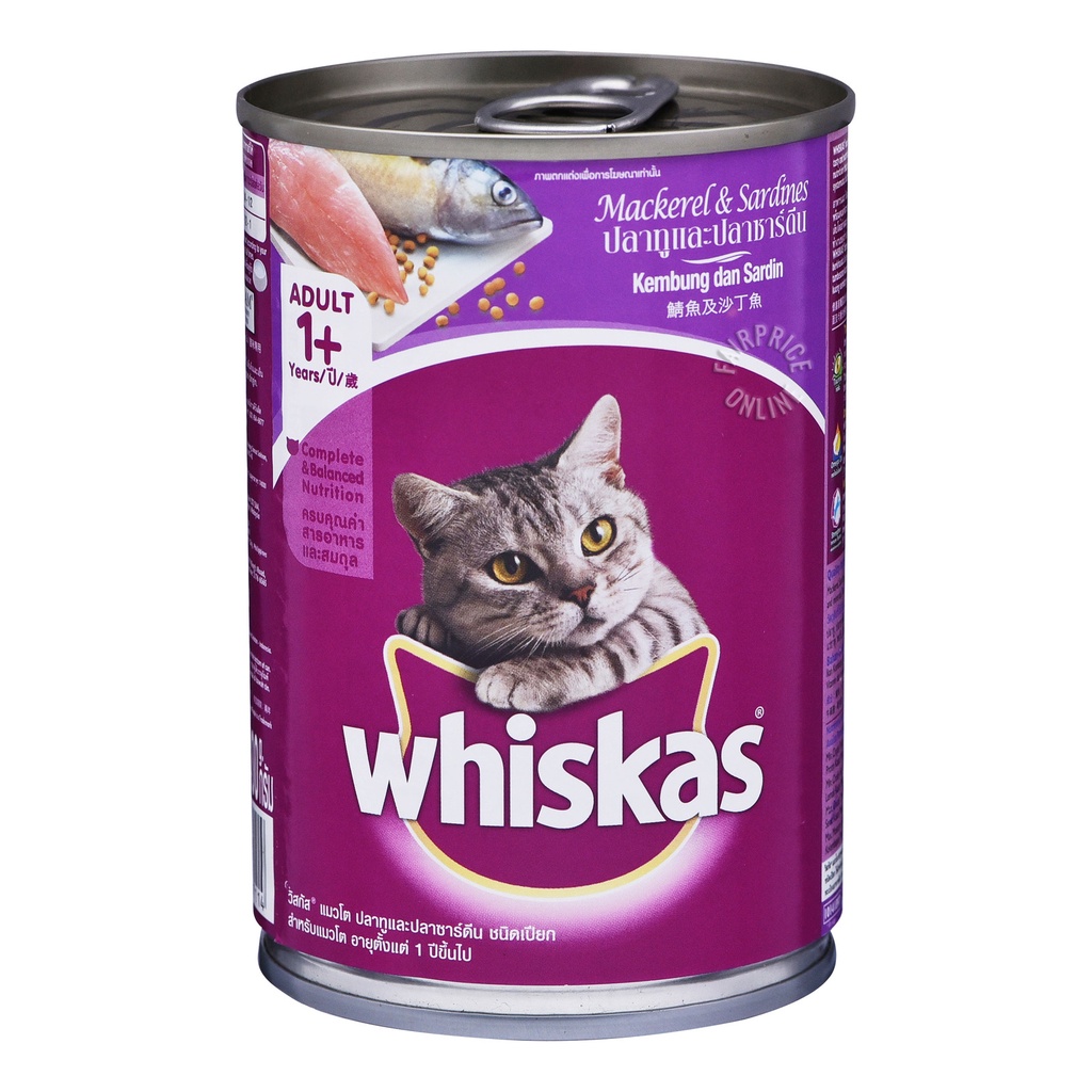 WHISKAS CAT CANNED WET FOOD 400G Shopee Malaysia