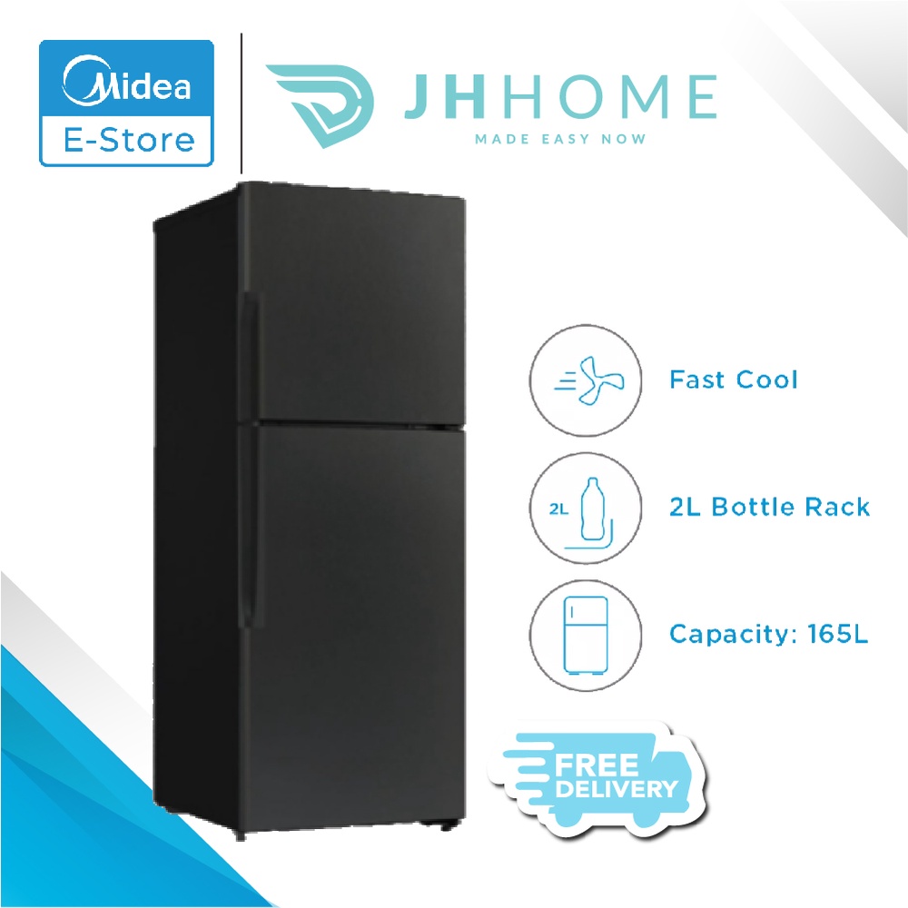 Midea 185L 2-Door Refrigerator MD-228B | MD-222V | Fridge | Peti Sejuk ...