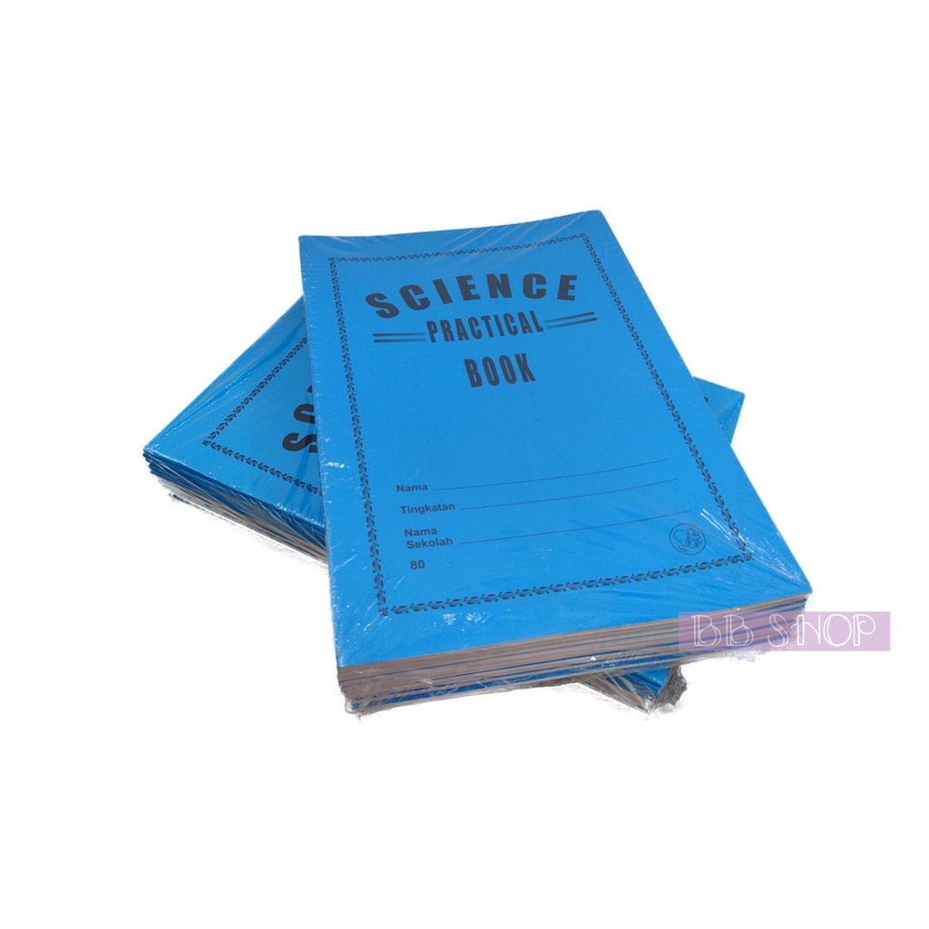 MASTER Science Exercise / Practical Book 80pgs A4 Blue Book 10PCS (1PKT) S80BCSL Shopee Malaysia