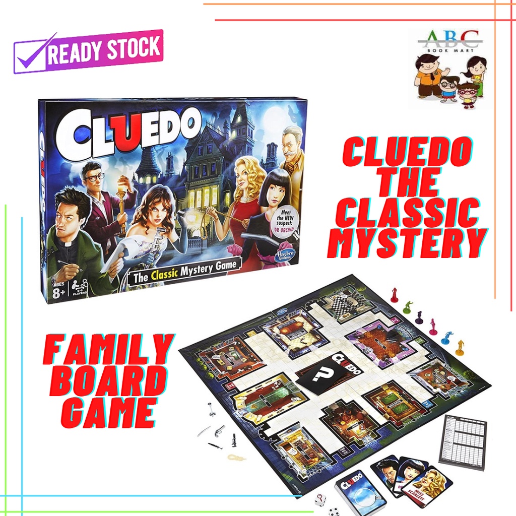 ( READY STOCK ) HASBRO CLUEDO THE CLASSIC MYSTERY FAMILY BOARD GAME ...