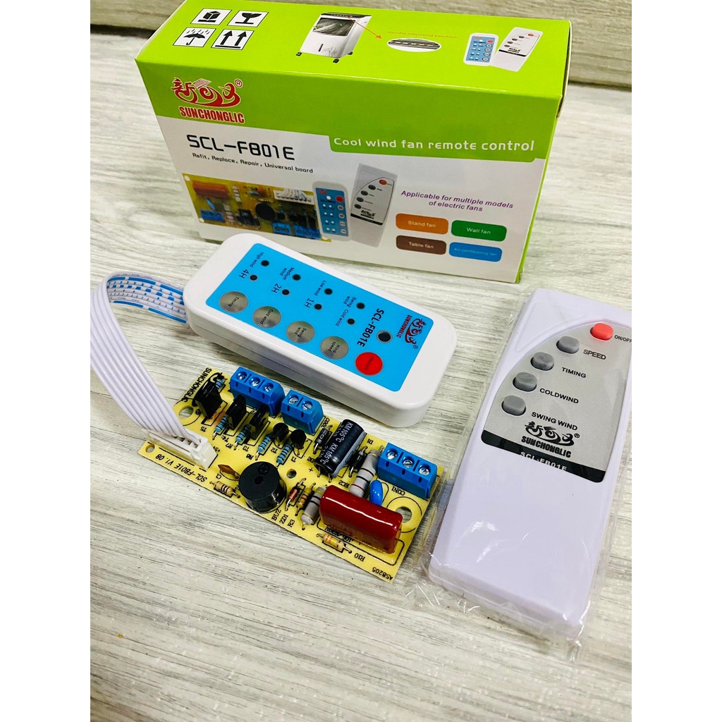 MULTI SCLF801 PCB STAND FAN REMOTE CONTROL PC BOARD STAND/WALL/TABLE