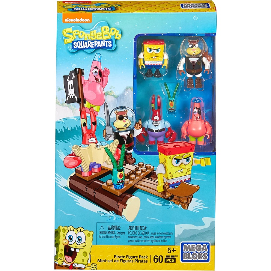 Boy/ Girl Toy Gift Mega Bloks Spongebob Squarepants (READY