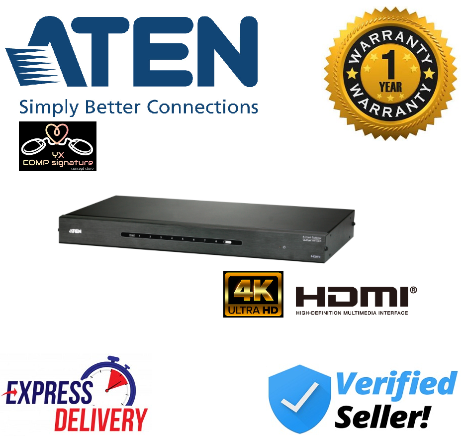 ATEN VS0108HA 8 Port 4K HDMI Splitter | Shopee Malaysia
