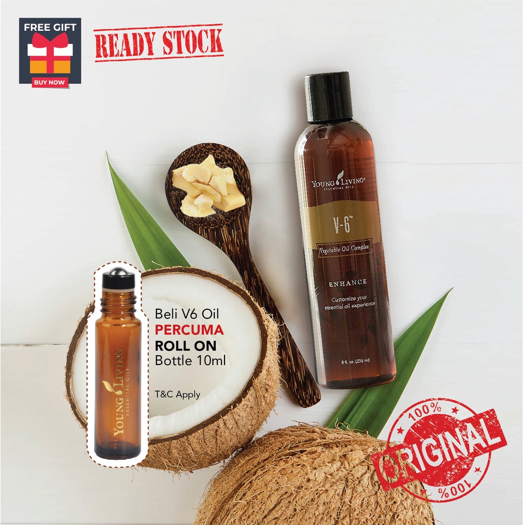 ORIGINAL Young Living V6 Enhanced Vegetable Oil Shopee Malaysia
