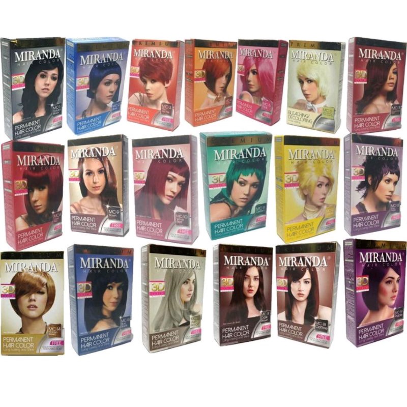 Miranda Hair Color (30Mlx2)+10ml | Shopee Malaysia