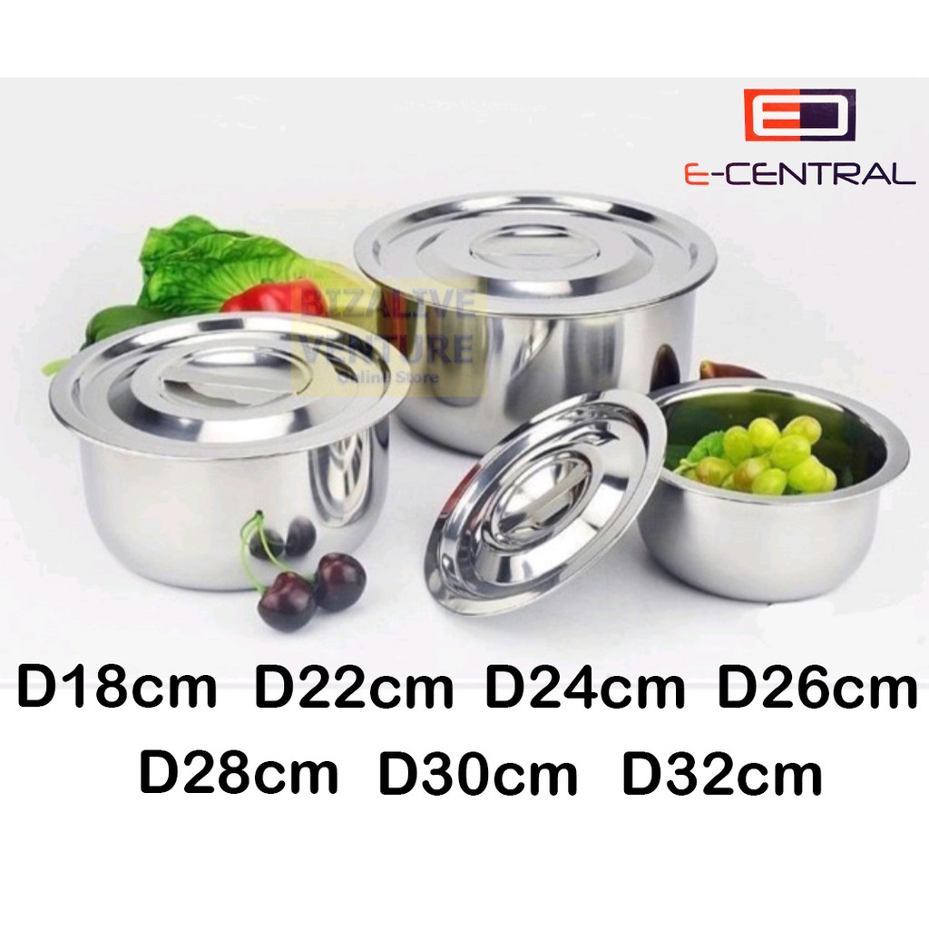 Stainless Steel Indian Pot Stainless Steel Degchi pot Biryani pot