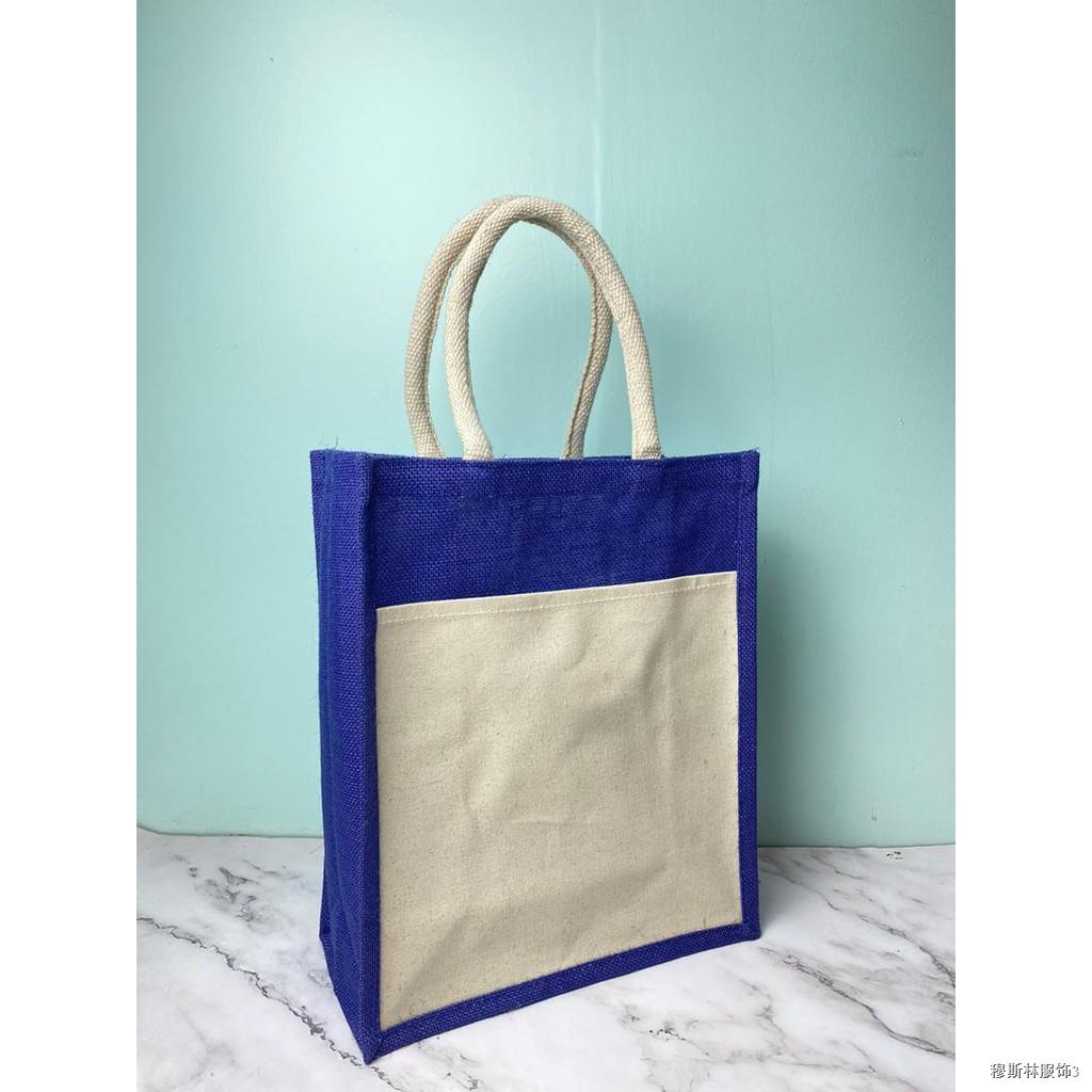 Explosive modelsJute Bag Medium A4 Size with Laminated Canvas Pocket