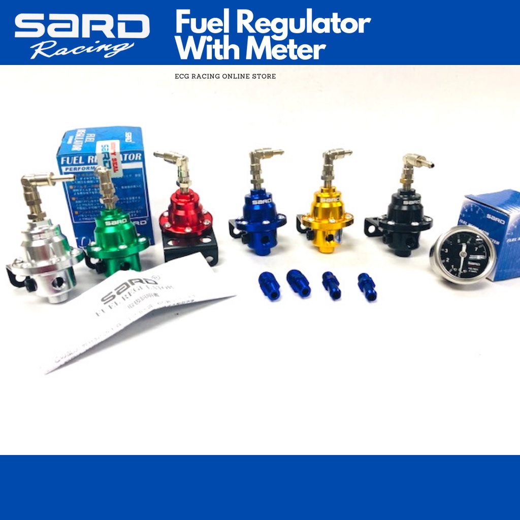 Sard Fuel Pressure Regulator With Meter 12 Month Warranty Shopee Malaysia