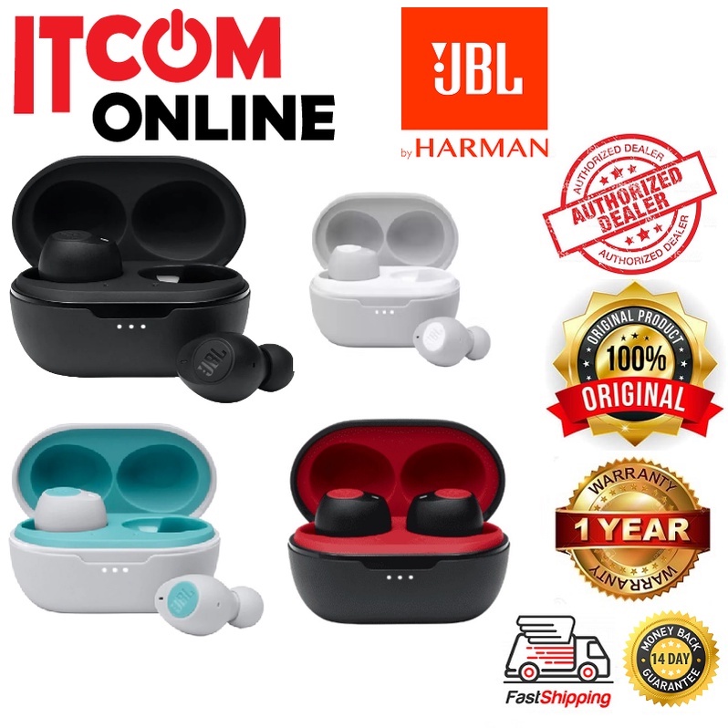 JBL 115TWS TRUE TUNE BLUETOOTH WIRELESS EARSET (BLACK/MINT/RED/WHITE ...