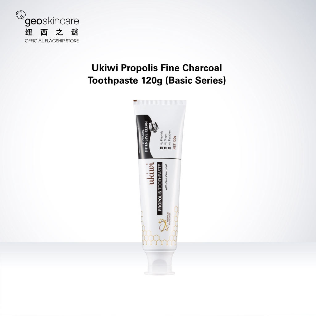 Ukiwi Propolis Fine Charcoal Toothpaste 120g (Basic Series) | Shopee ...