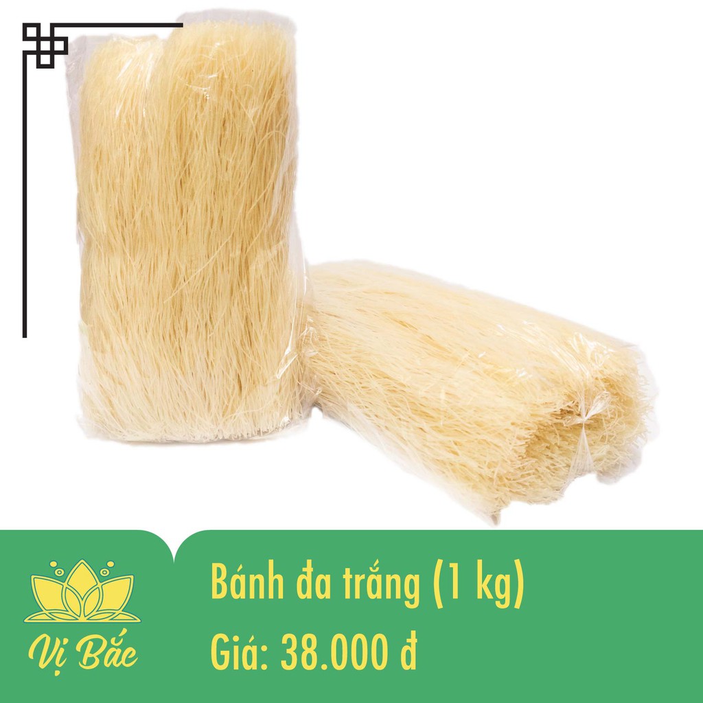 White rice cake for craft village, thin fiber, easy to process 1 kg