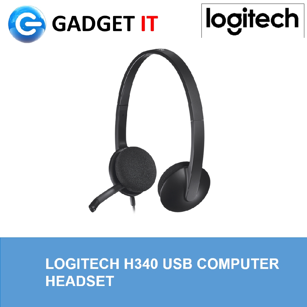 Logitech H340 USB Headset With Mic (Warranty by Logitech Malaysia ...