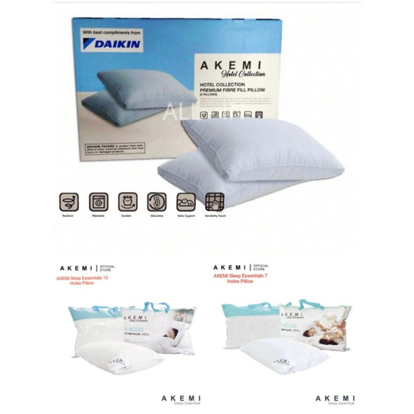 Akemi 7 hotsell holes fibre pillow