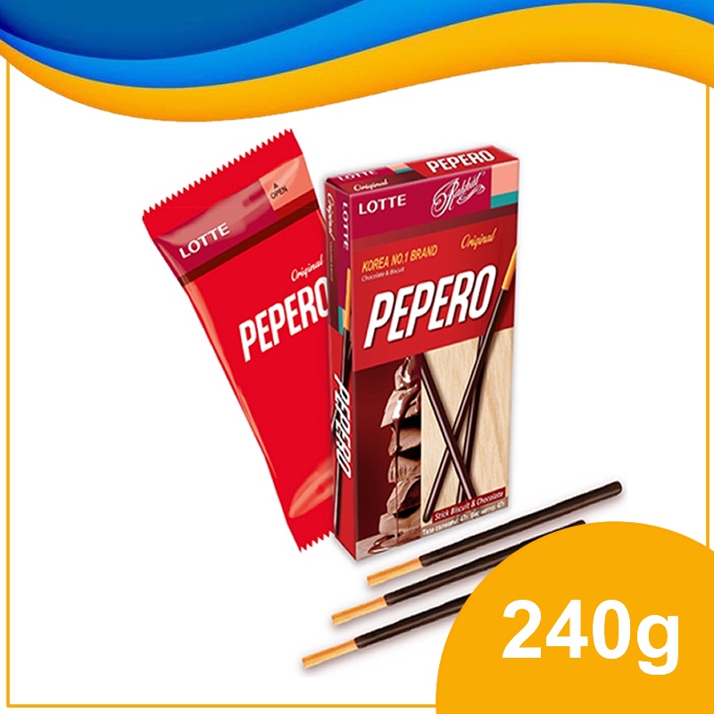 Lotte Pepero Original 240g | Shopee Malaysia