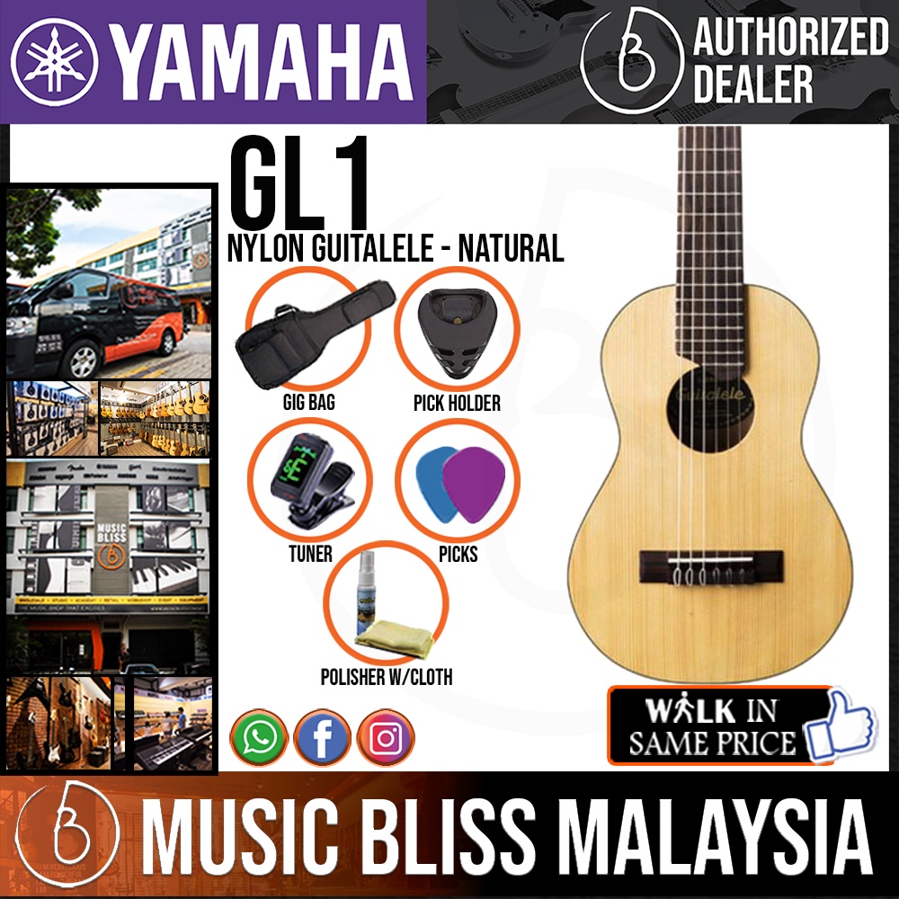 Yamaha GL1 Nylon Guitalele with Gig Bag (GL-1) | Shopee Malaysia