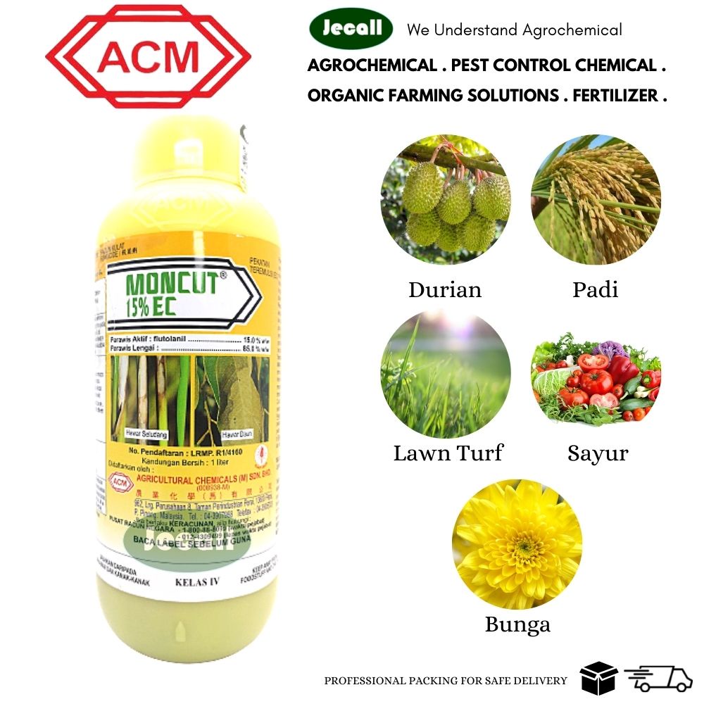 ACM Moncut® 1L / Flutolanil 15% /Hawar Seludang /Karat Daun /Hawar Daun ...