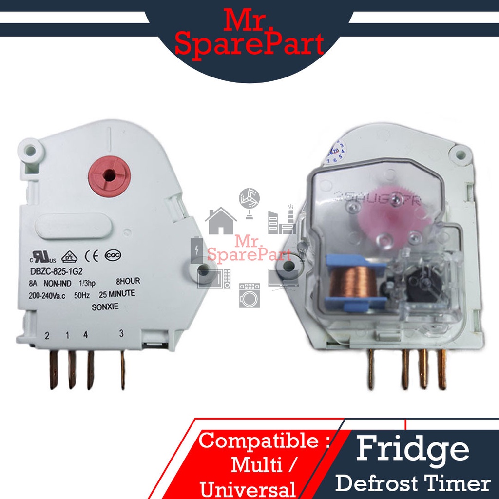 ( Compatible : Multi / Universal ) Fridge Defrost Timer DBZC-825-1G2 ...