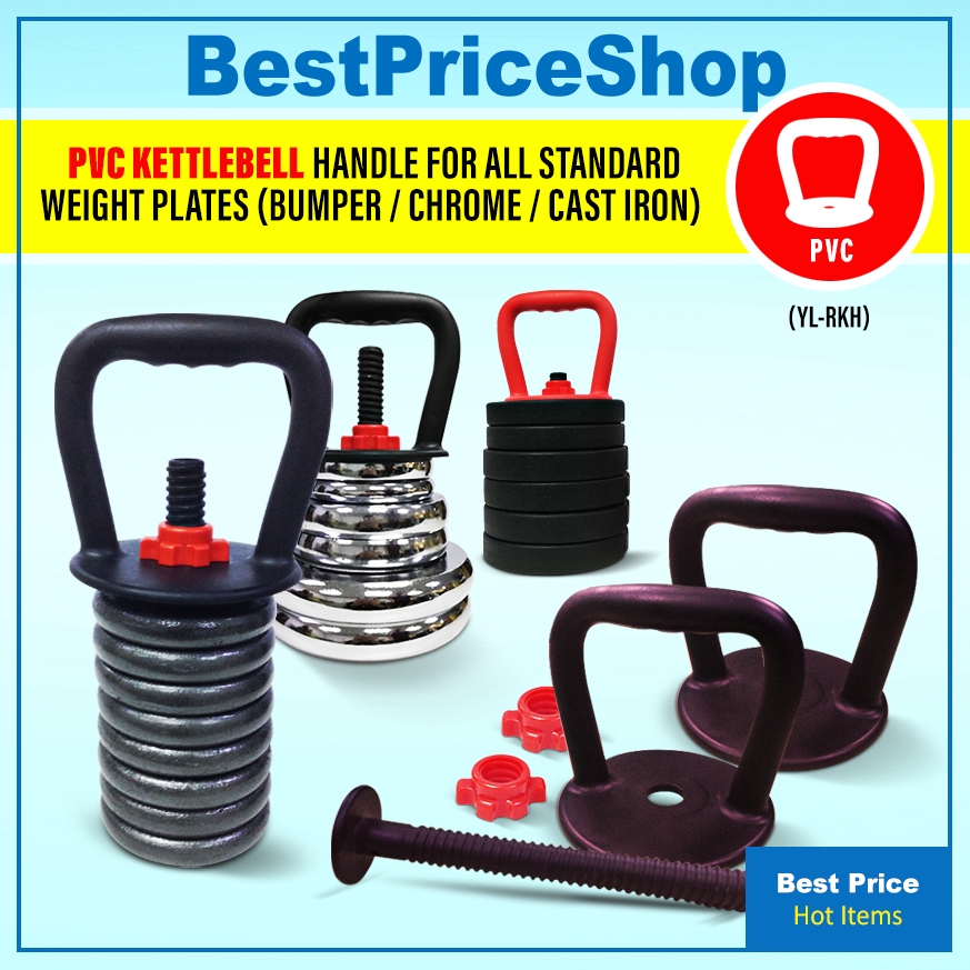 Kettlebell handle best sale for plates