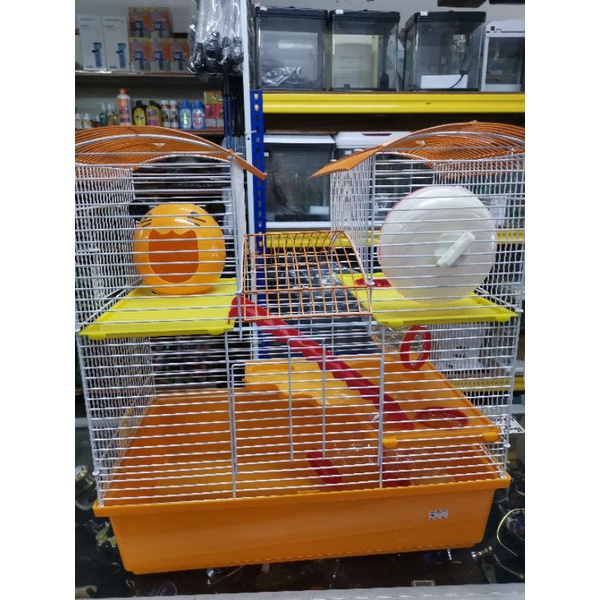 Picture Idea: Sangkar Hamster Dua Tingkat Besar Large Hamster Cage Two Level