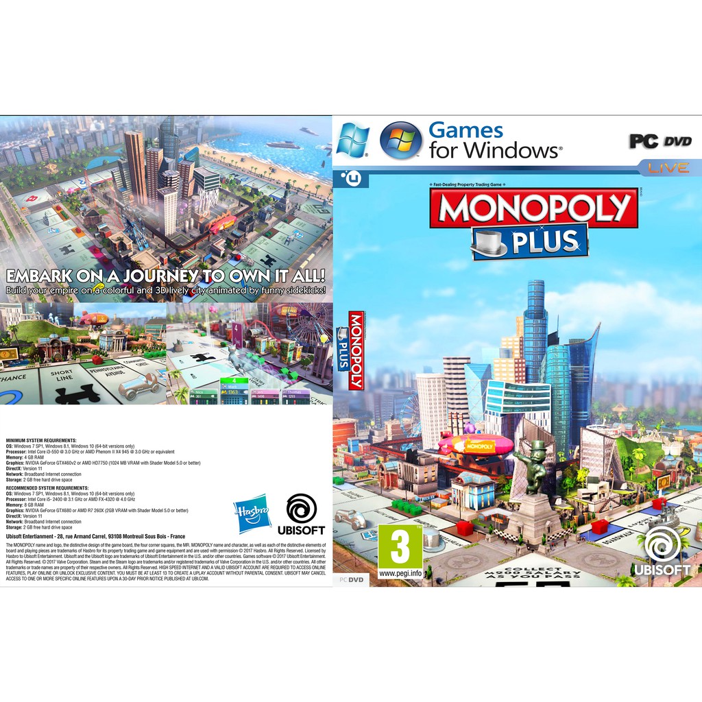 MONOPOLY PLUS PC GAME [Offline INSTALLATION] | Shopee Malaysia