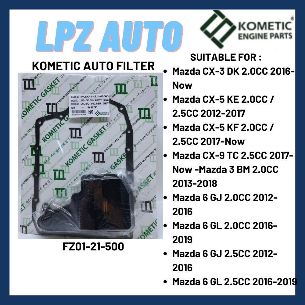 Mazda Auto Filter FZ01-21-500 For Mazda 3 / Mazda 6 / Mazda CX3 / Mazda ...