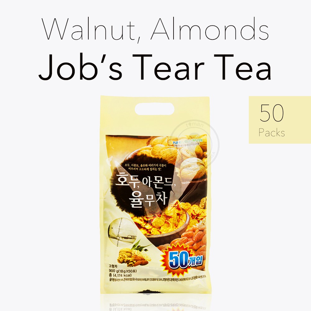 Nonghyup Walnut, Almonds, Job's Tear Tea / 50 sticks / 900g Shopee