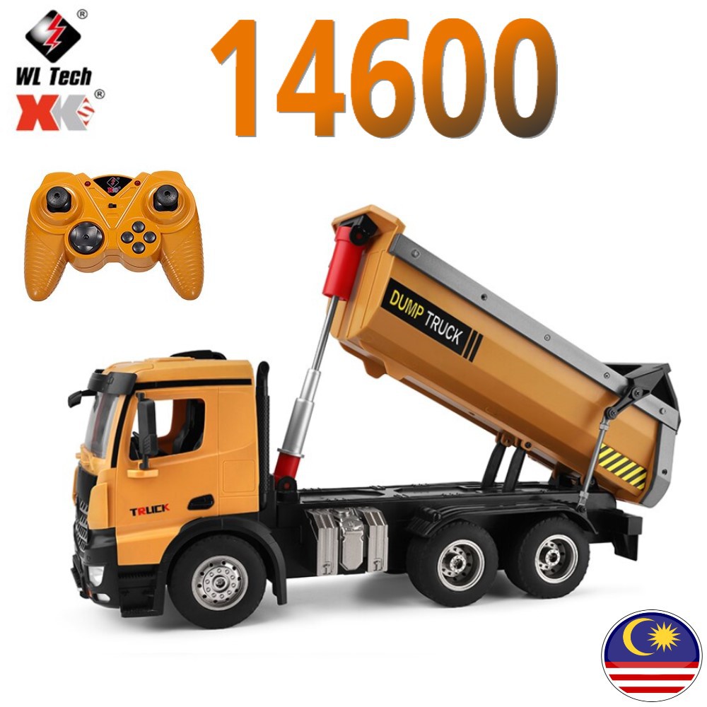 WLTOYS WL14600 RC Dump Truck Construction Toy Shopee Malaysia