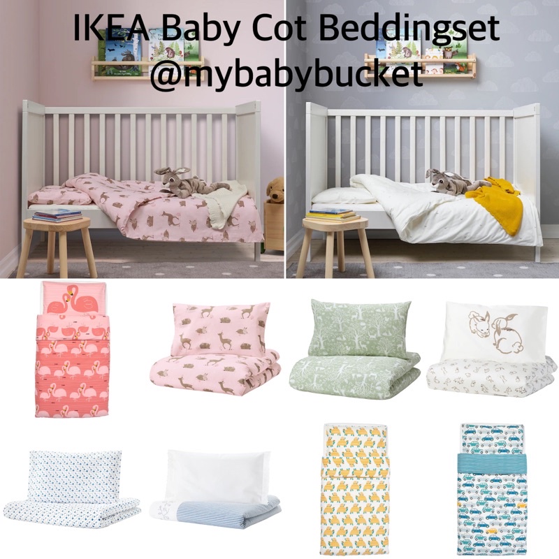 Ikea cot quilt hot sale cover