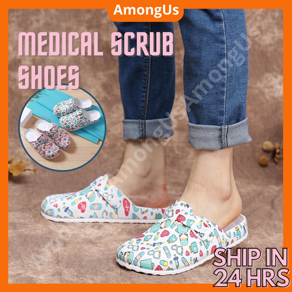 kasut nike LOCAL🔥Hospital Surgical Nonslip Medical Slipper women