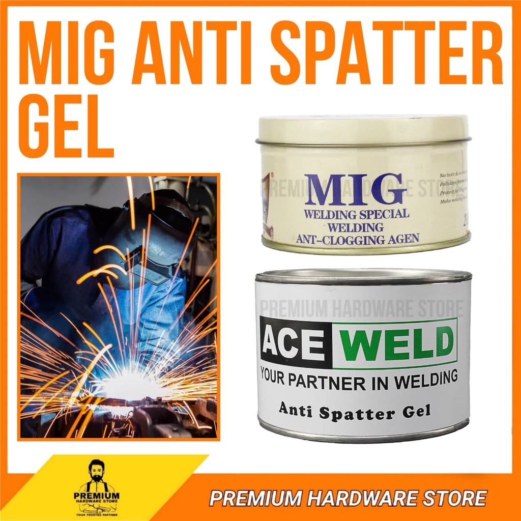 MIG WELDING TIPS & NOZZLE ANTI SPATTER GEL 200 & 400 GRAM Shopee Malaysia