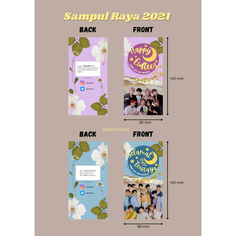 SAMPUL RAYA KPOP MURAH (NOT AVAILABLE FOR AWHILE) | Shopee Malaysia