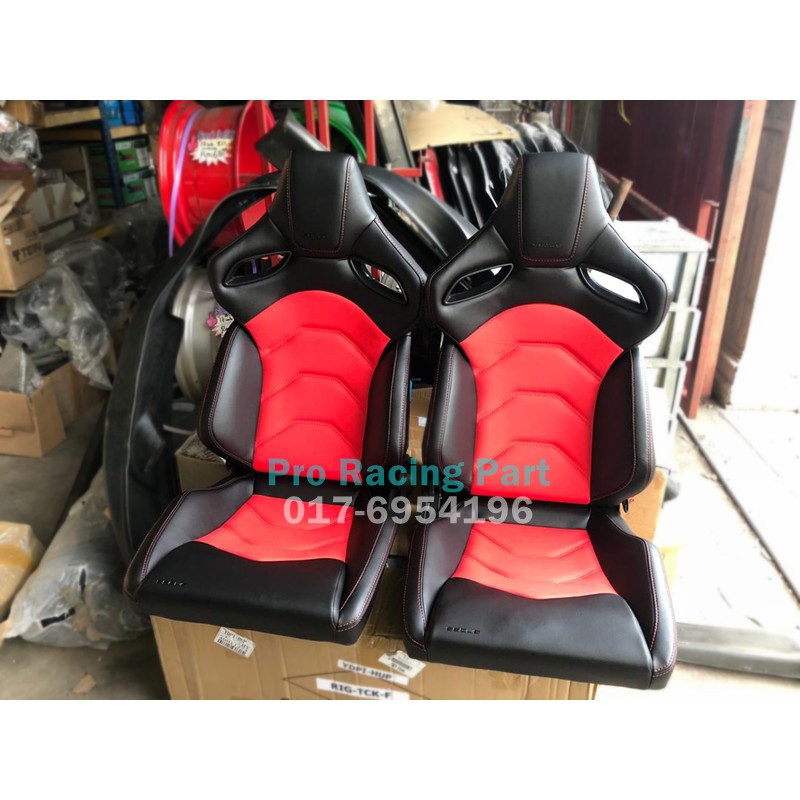 SSCUS Semi Bucket Racing Seat UNIQ Red & Black Wira Waja Gen2 Persona