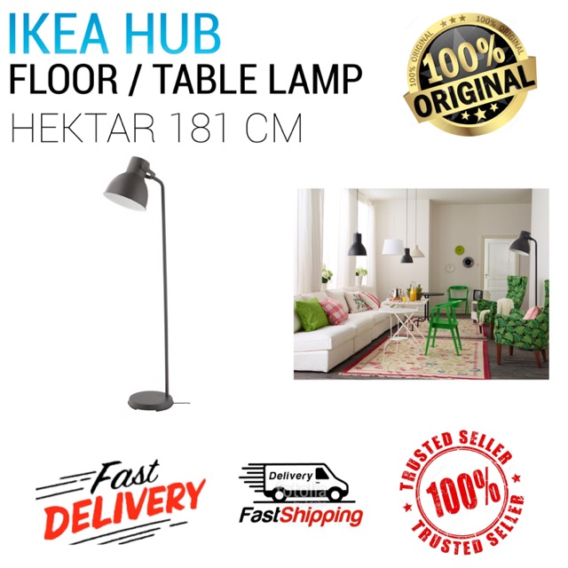 IKEA HEKTAR Premium Floor Lamp Lampu Lantai Lampu Spotlight Lampu