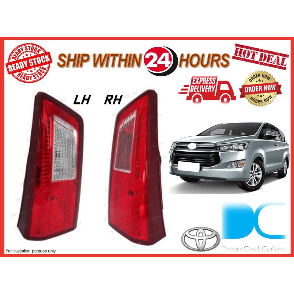 TOYOTA INNOVA TGN140 2016 REAR BONNET BOOT LAMP BACKUP LAMP AFTERMARKET ...