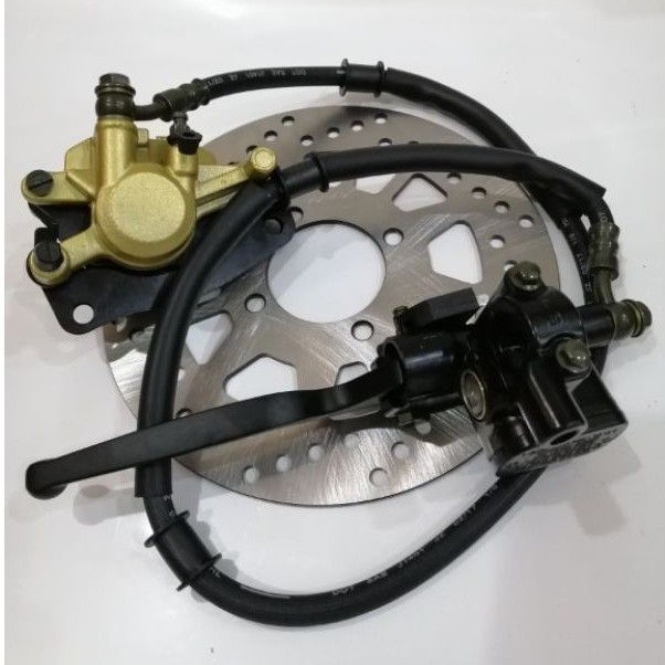 LC135 4s v1 FRONT DISC BRAKE SISTEM (FULL SET) DISC PUMP DEPAN CALIPER ...