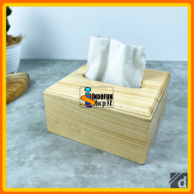 KAYU Pine Wood Tissue Box Small Wooden Tissue Box Organizer Tissue Box ...