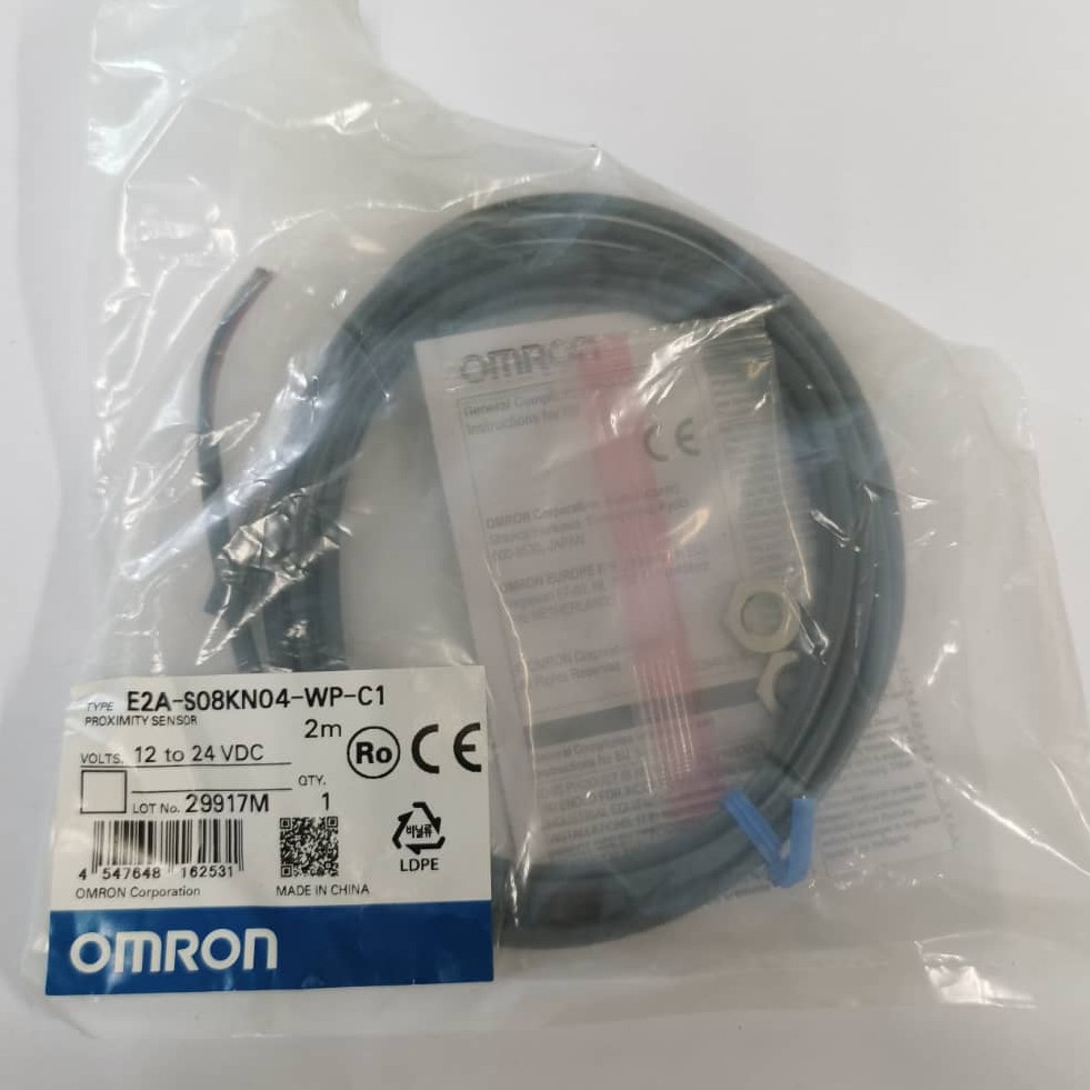OMRON E2A-S08KN04-WP-C1 2M OMC Inductive Sensor, Proximity Switch ...