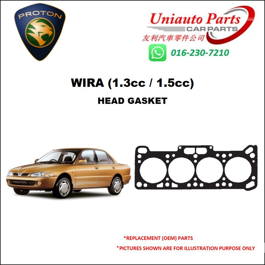 PROTON WIRA (1.3cc / 1.5cc) HEAD GASKET (PIECE) Shopee Malaysia