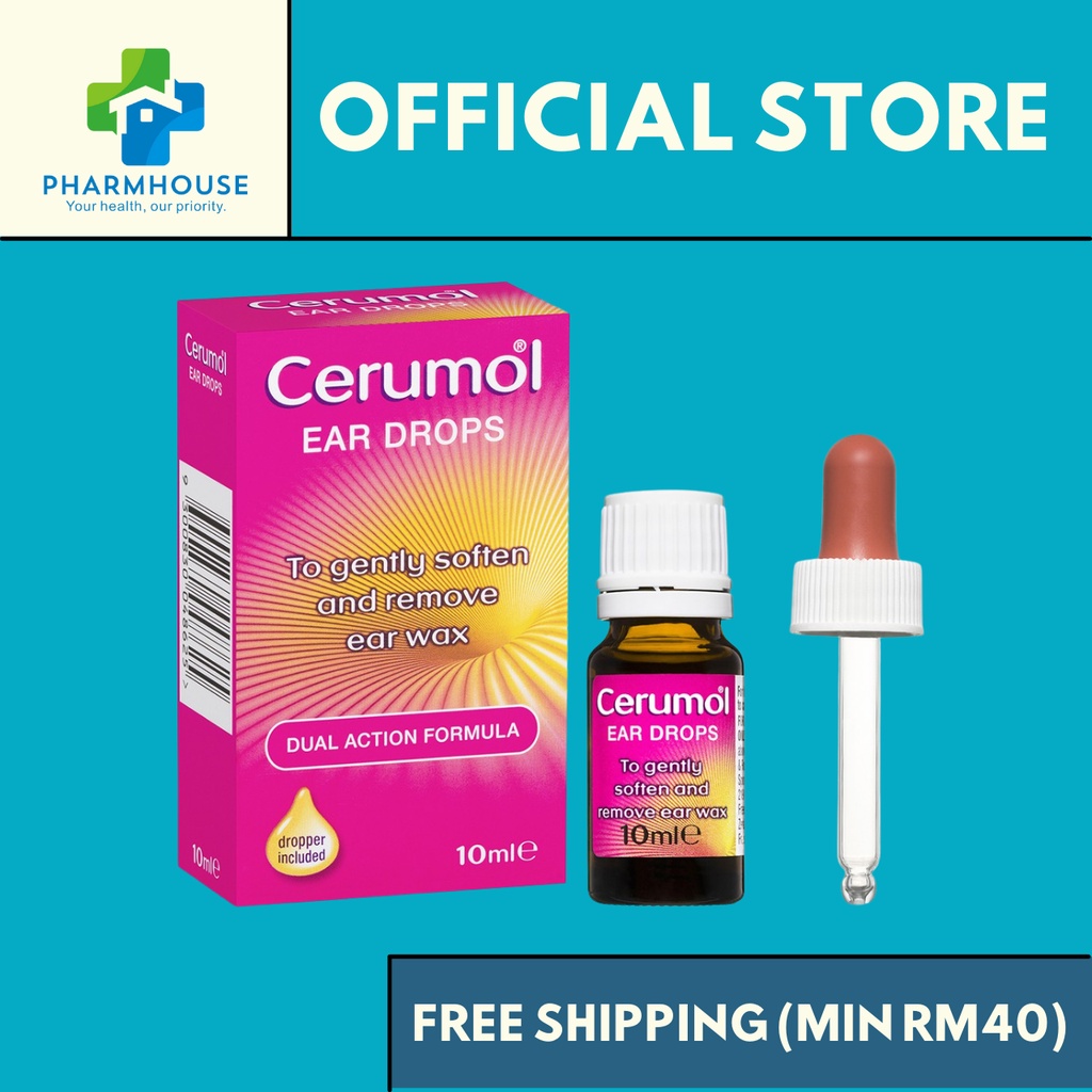CERUMOL EAR WAX SOFTENER / EAR DROPS 10ML Shopee Malaysia