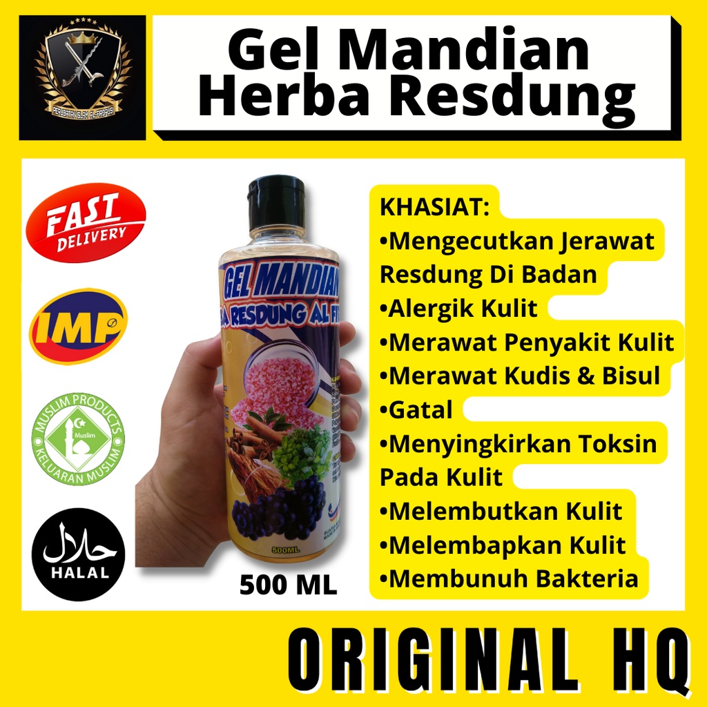 Shower Gel Mandian Herba Resdung Mengurangkan Jerawat Di Badan Gatal