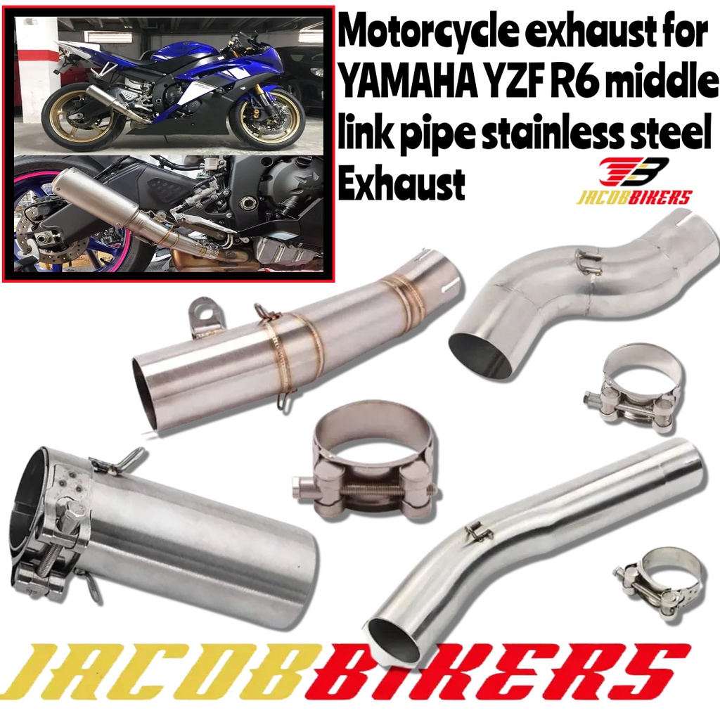 R6 2006-2019 Slip-on Exhaust Middle Link Pipe Escape Adapter