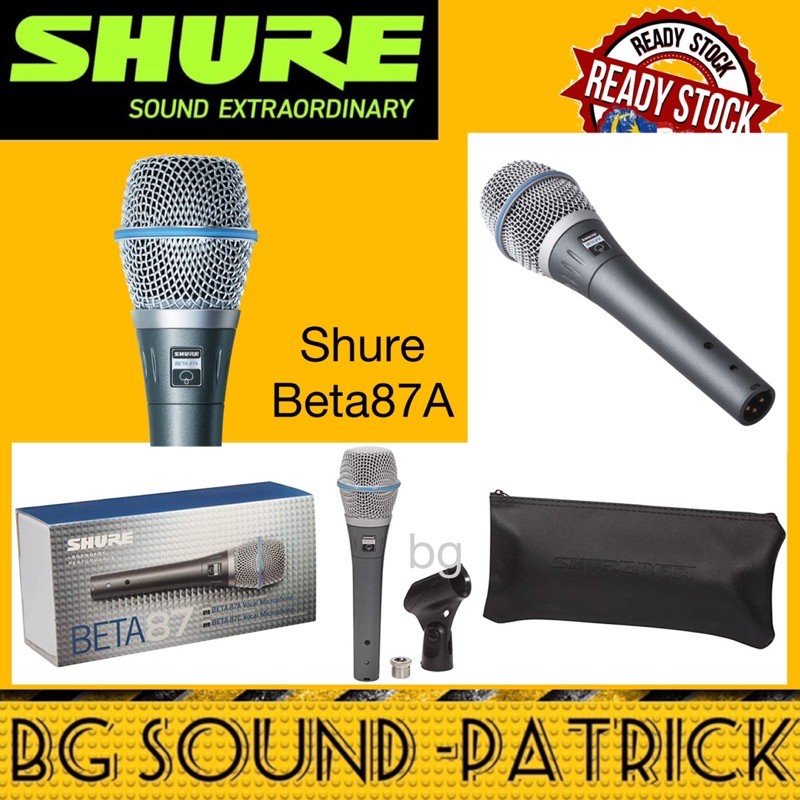 SHURE BETA87A - Vocal Microphone | Shopee Malaysia