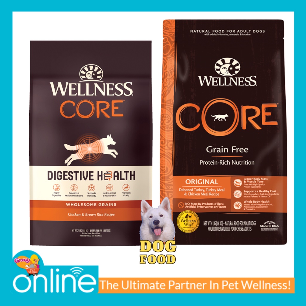 Wellness Dog Food - Core Grain Free Original/Digestive Health 1.8 Kg ...