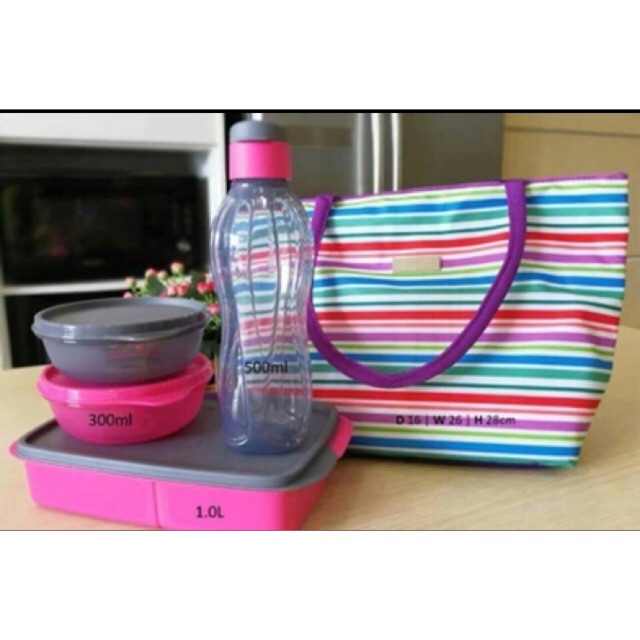Tupperware munch lunch set full set | Shopee Malaysia