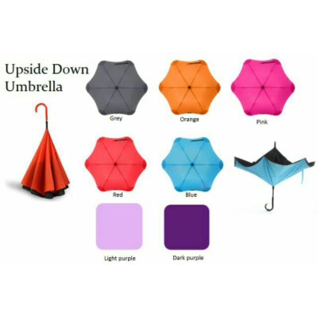 [PROMOTION] Upside down umbrella new innovative umbrella (inverted